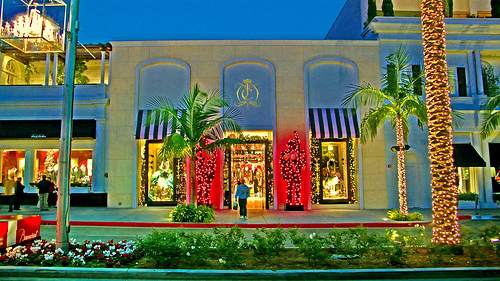 The Juicy Couture boutique in Beverly Hills, Calif ain’t got nothing on Merry and Dave’s home decorations in Frisco, Tex.